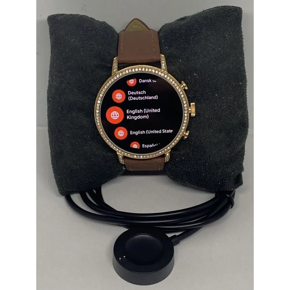 Fossil Gen 4 Authentic Digital Dial Smart Watch Custom Band FTW6011 AB573